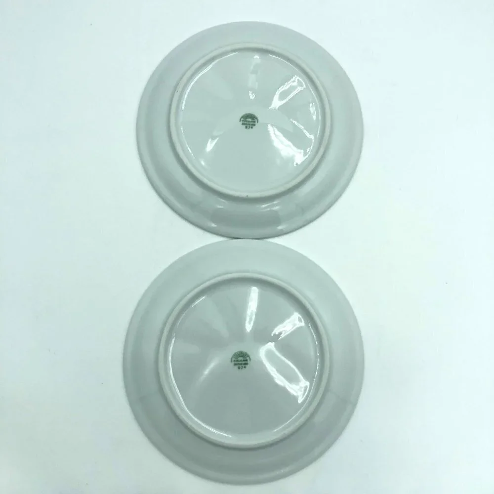 Pillivuyt France Porcelain White Divided Plates